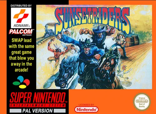 Jaquette de Sunset Riders