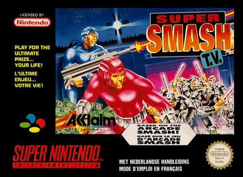 Jaquette de Super Smash T.V.