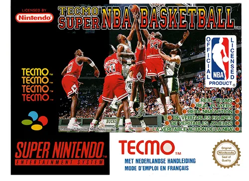 Jaquette de Tecmo Super NBA Basketball