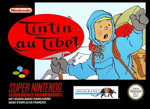 Jaquette de Tintin au Tibet