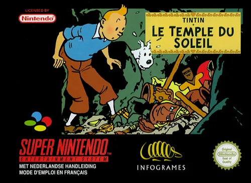 Jaquette de Tintin : Le Temple du Soleil