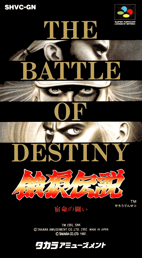 Jaquette de Garou Densetsu Shukumei no Tatakai