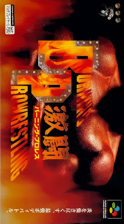Jaquette de Gekitou Burning Pro Wrestling