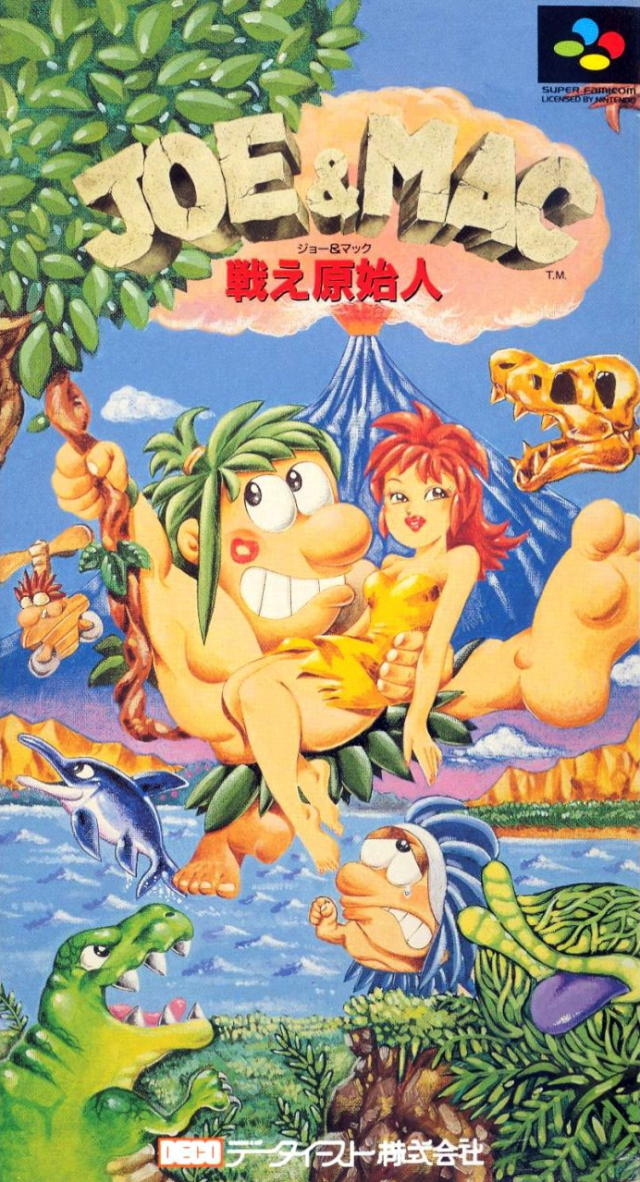 Jaquette de Joe & Mac: Tatakae Genshijin