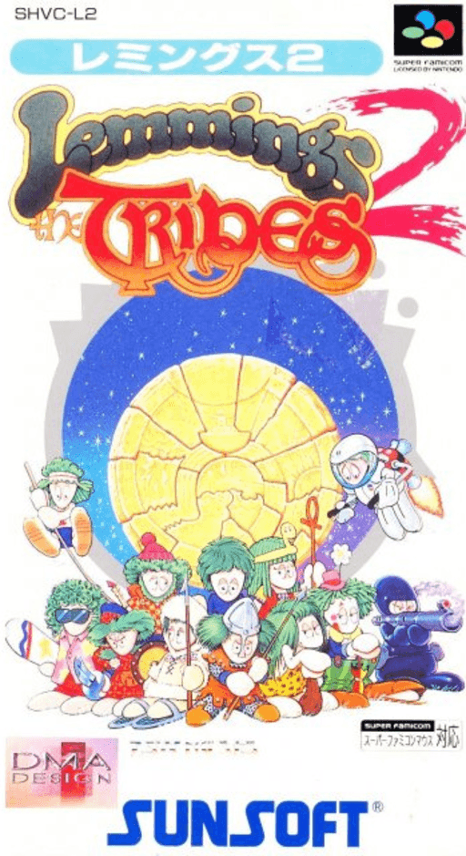 Jaquette de Lemmings 2: The Tribes