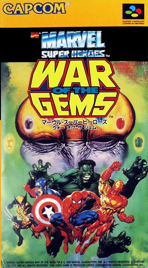 Jaquette de Marvel Super Heroes: War of the Gems