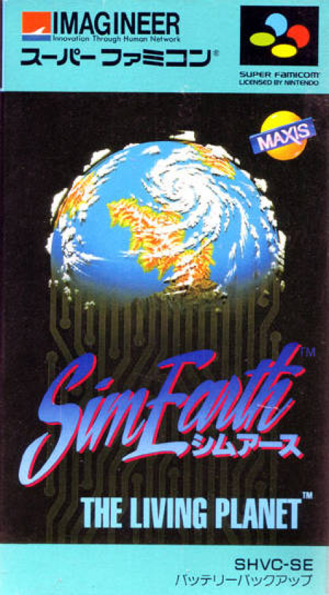 Jaquette de SimEarth: The Living Planet