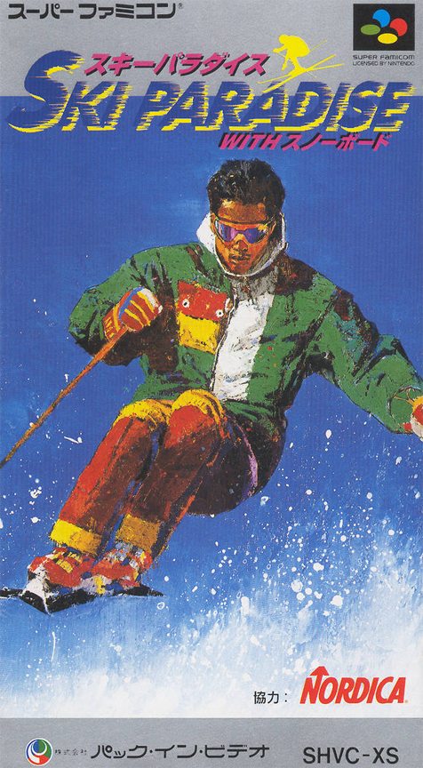 Jaquette de Ski Paradise with Snowboard
