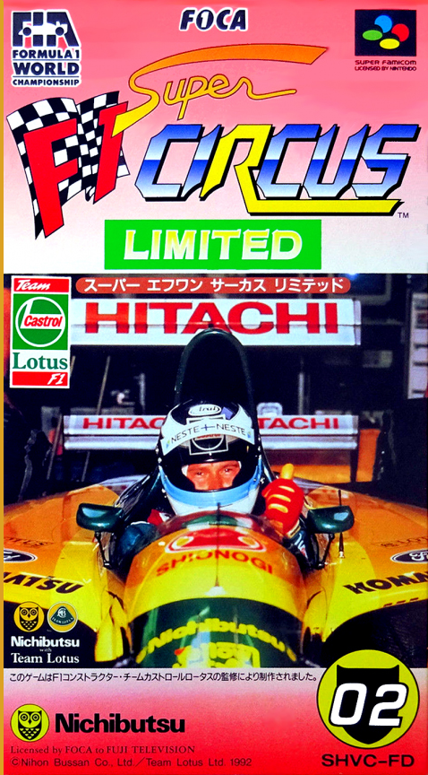 Jaquette de Super F1 Circus Limited