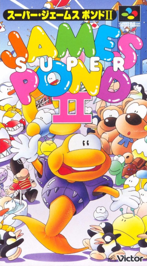 Jaquette de Super James Pond II