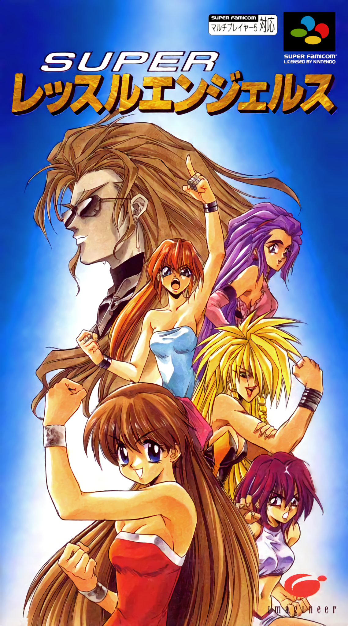 Jaquette de Super Wrestle Angels