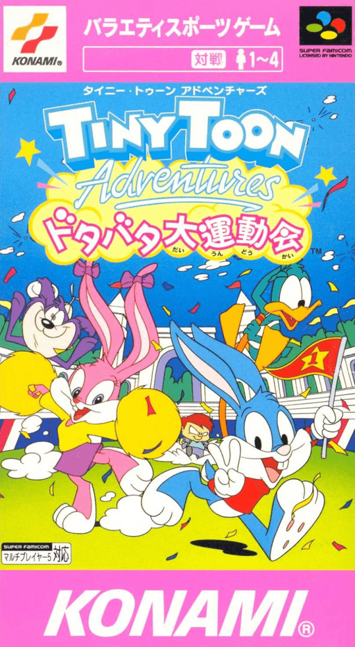 Jaquette de Tiny Toon Adventures: Dotabata Daiundoukai