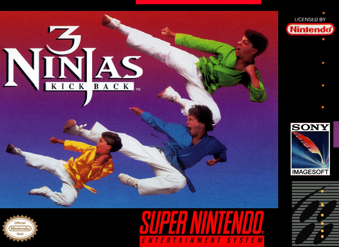 Jaquette de 3 Ninjas Kick Back