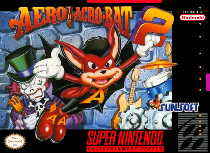 Jaquette de Aero the Acro-Bat 2
