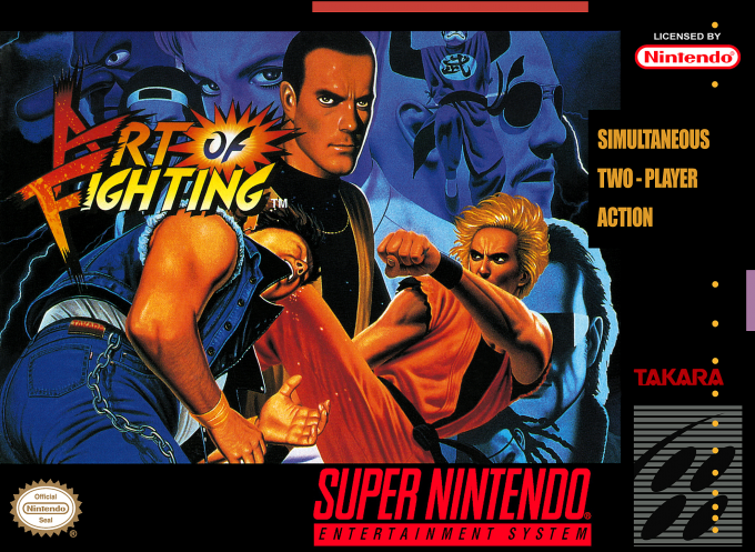Jaquette de Art of Fighting