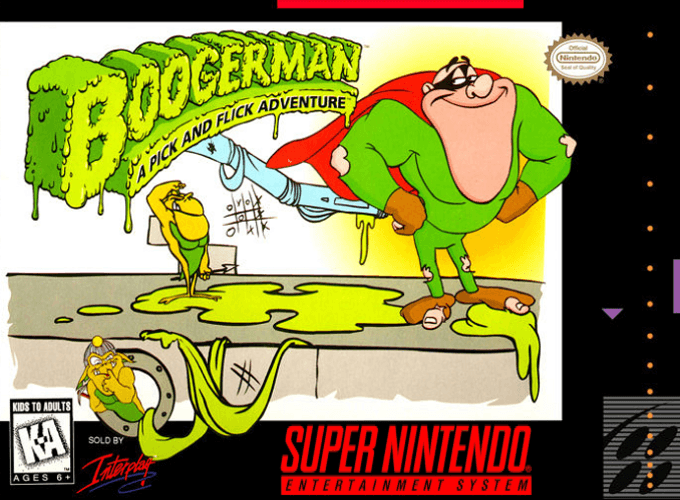 Jaquette de Boogerman: A Pick and Flick Adventure