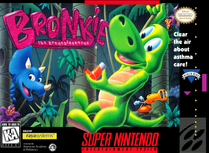Jaquette de Bronkie the Bronchiasaurus