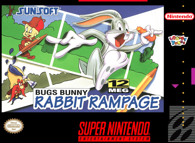 Jaquette de Bugs Bunny Rabbit Rampage