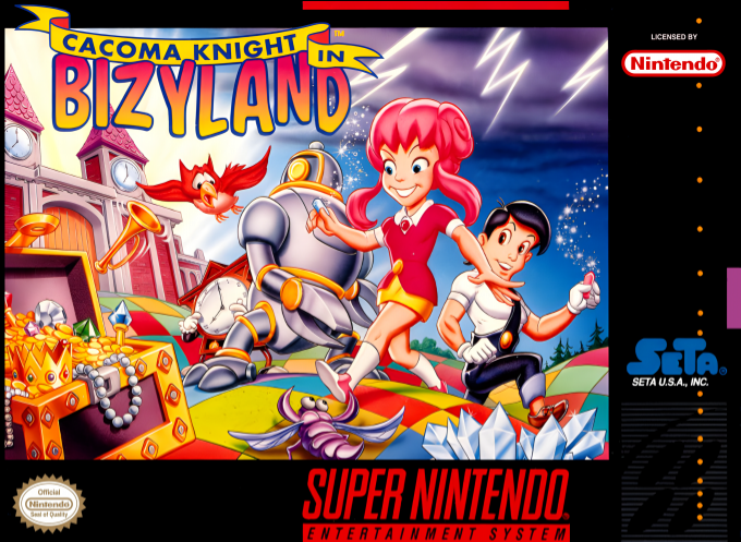 Jaquette de Cacoma Knight in Bizyland