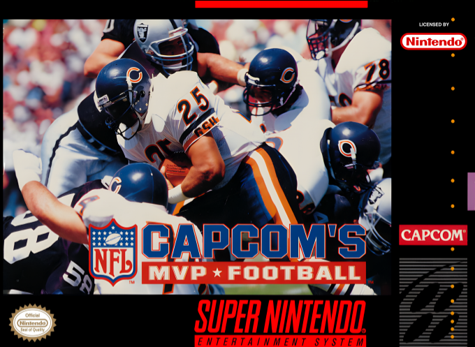 Jaquette de Capcom's MVP Football