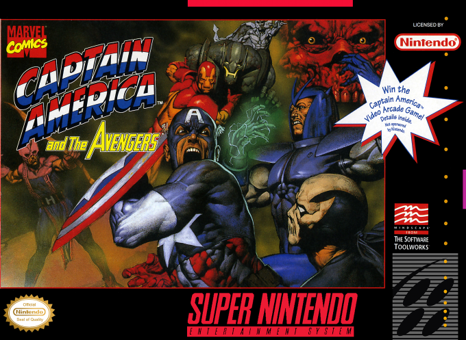 Jaquette de Captain America and The Avengers
