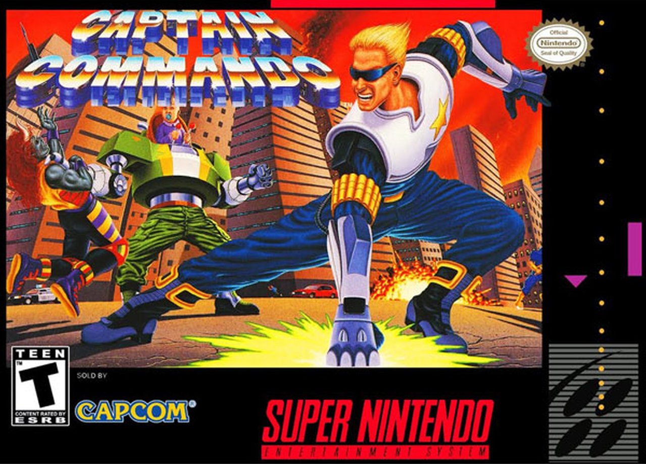 Jaquette de Captain Commando
