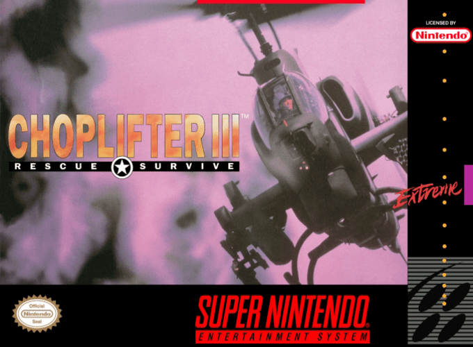 Jaquette de Choplifter III