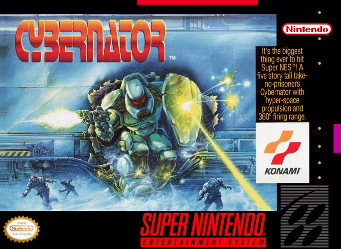 Jaquette de Cybernator