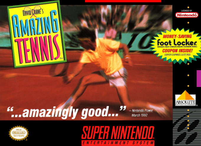 Jaquette de David Crane's Amazing Tennis