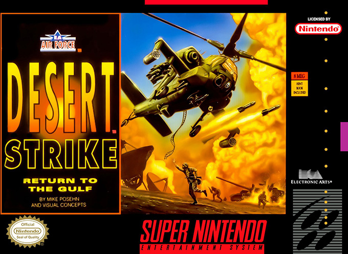 Jaquette de Desert Strike: Return to the Gulf