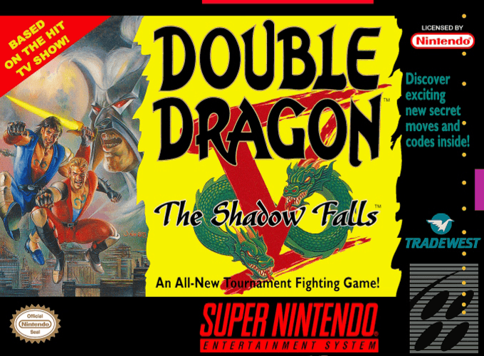 Jaquette de Double Dragon V: The Shadow Falls