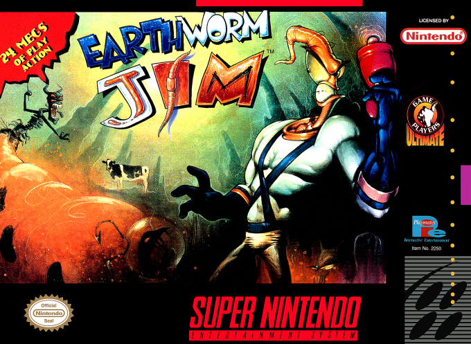Jaquette de Earthworm Jim