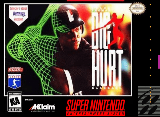 Jaquette de Frank Thomas' Big Hurt Baseball