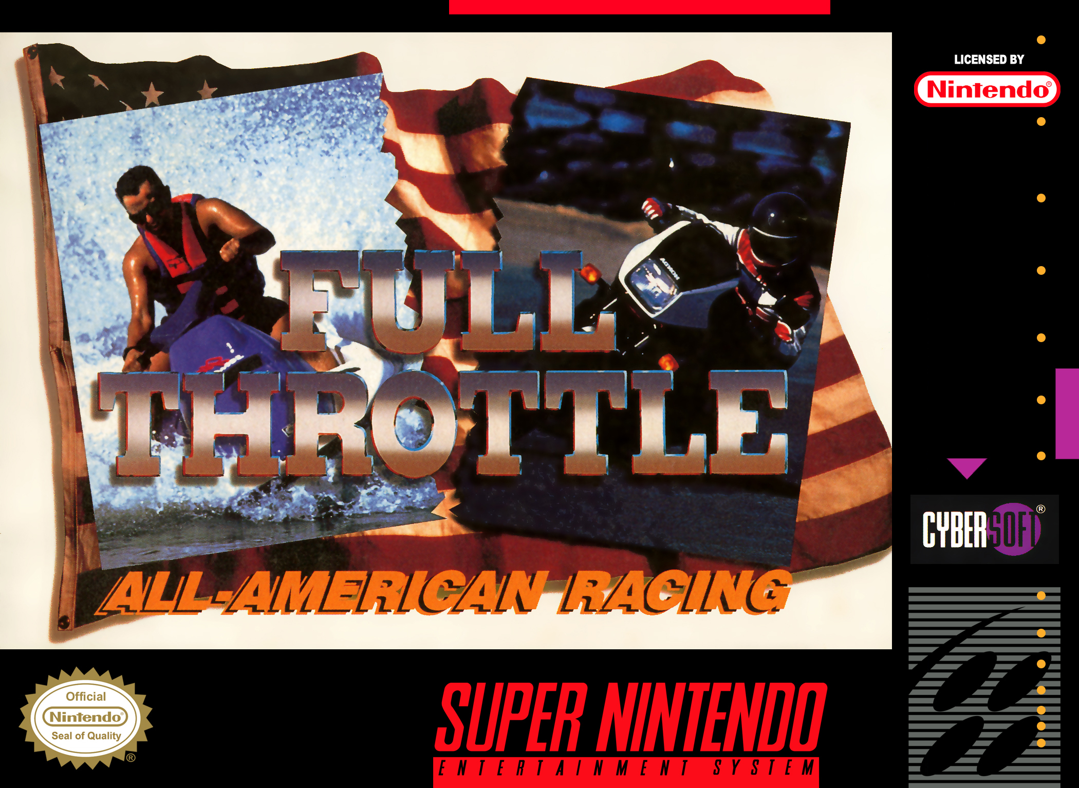 Jaquette de Full Throttle: All-American Racing