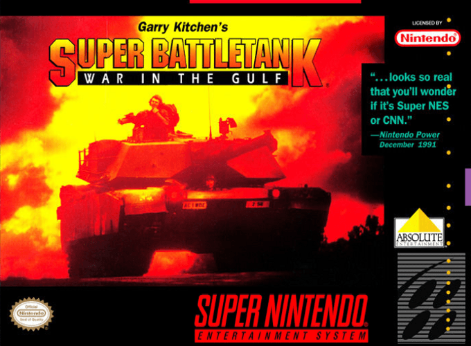 Jaquette de Garry Kitchen's Super Battletank: War in the Gulf