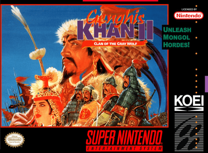 Jaquette de Genghis Khan II: Clan of the Gray Wolf