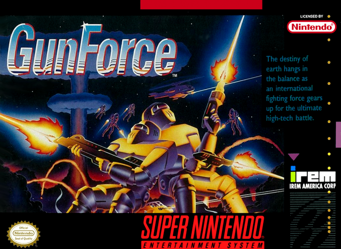 Jaquette de GunForce
