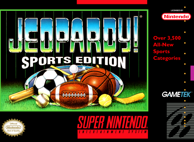 Jaquette de Jeopardy! Sports Edition