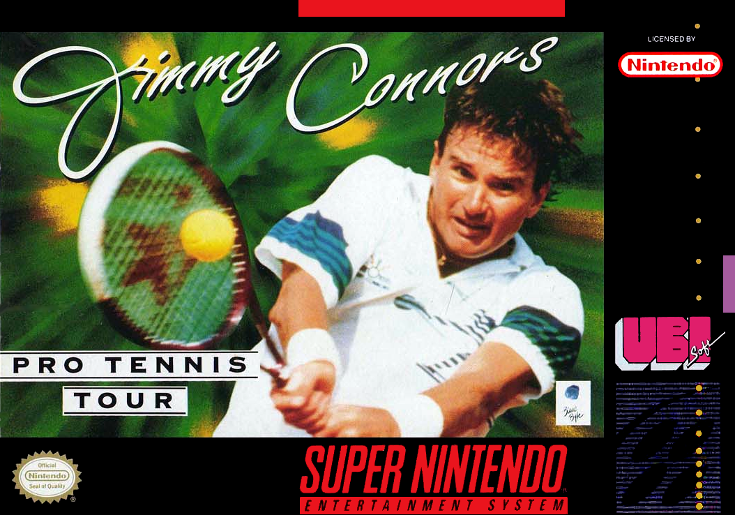 Jaquette de Jimmy Connors Pro Tennis Tour