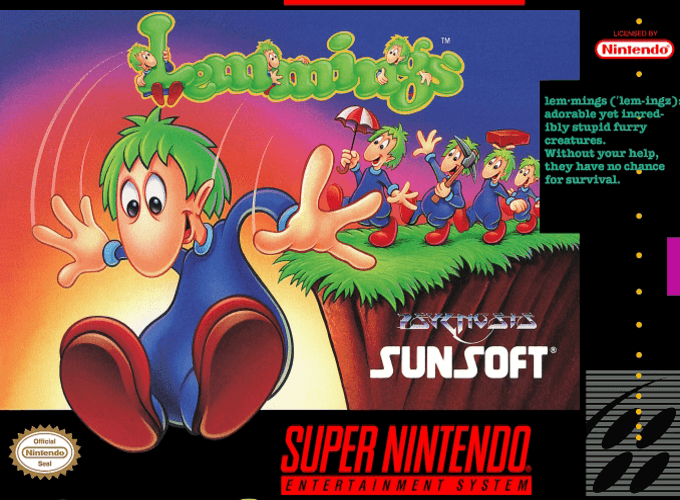 Jaquette de Lemmings