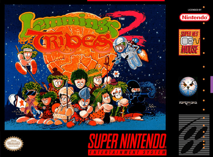 Jaquette de Lemmings 2: The Tribes