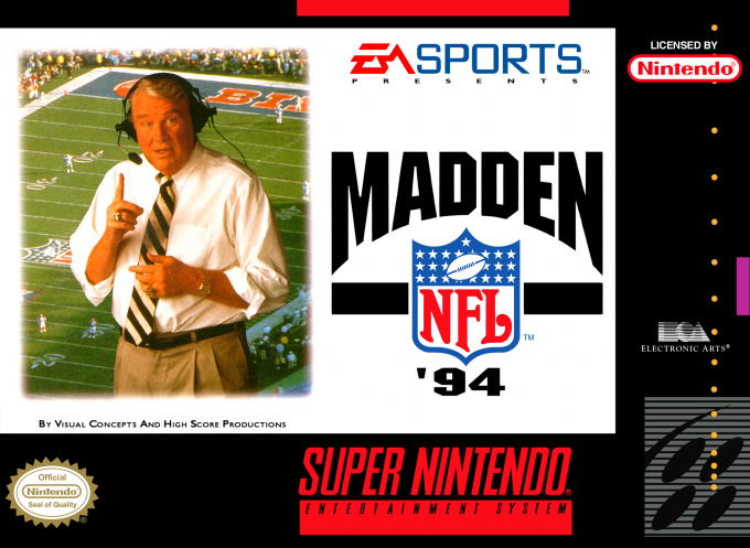 Jaquette de Madden NFL '94