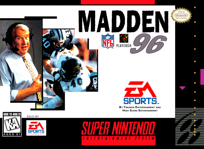 Jaquette de Madden NFL '96