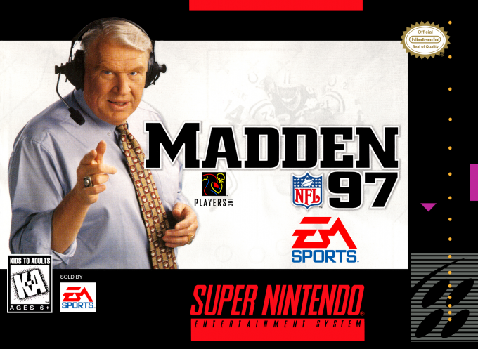 Jaquette de Madden NFL 97