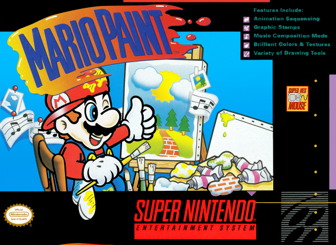 Jaquette de Mario Paint