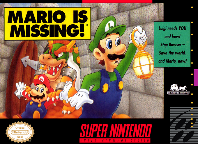 Jaquette de Mario is Missing!