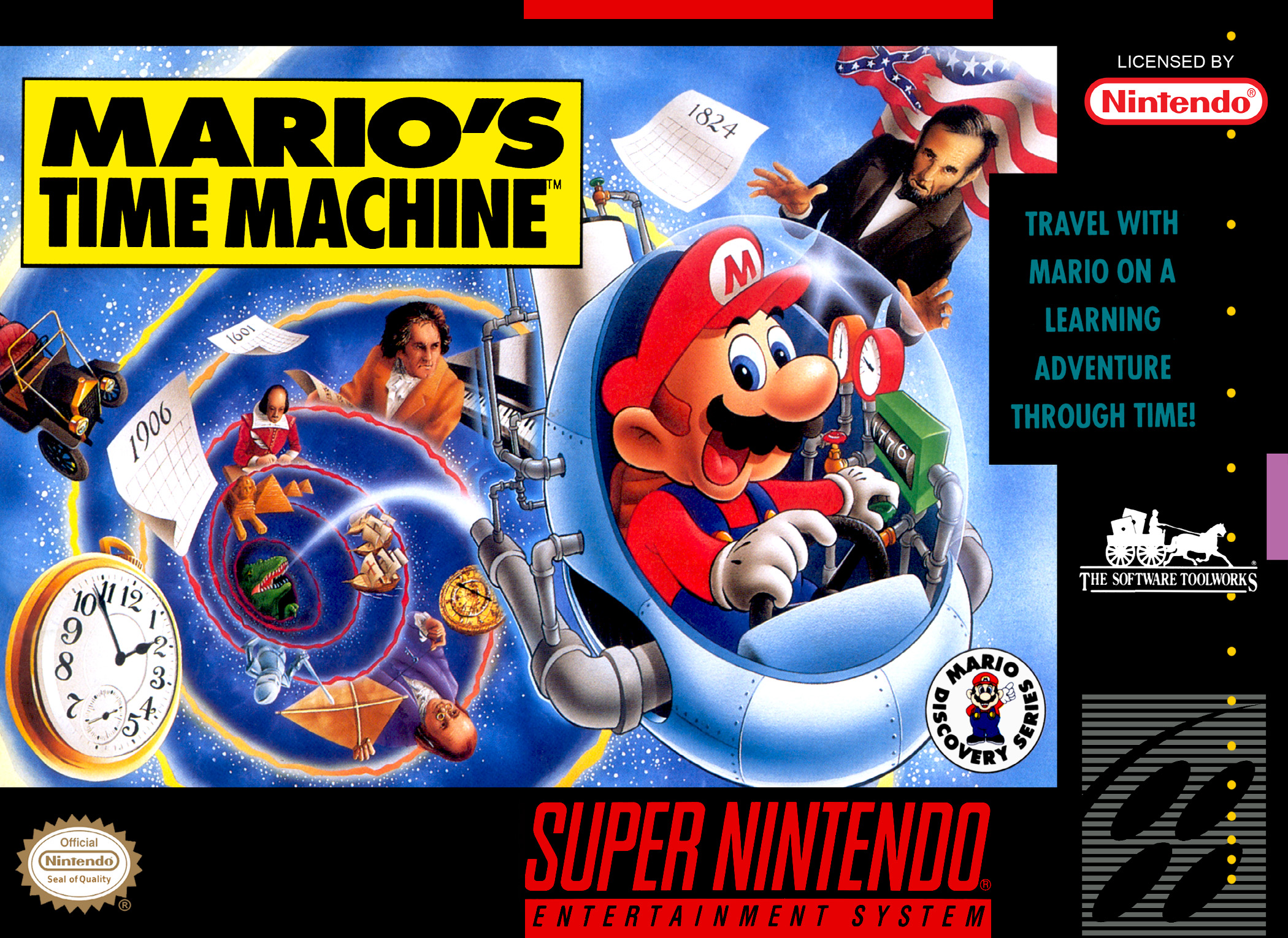 Jaquette de Mario's Time Machine