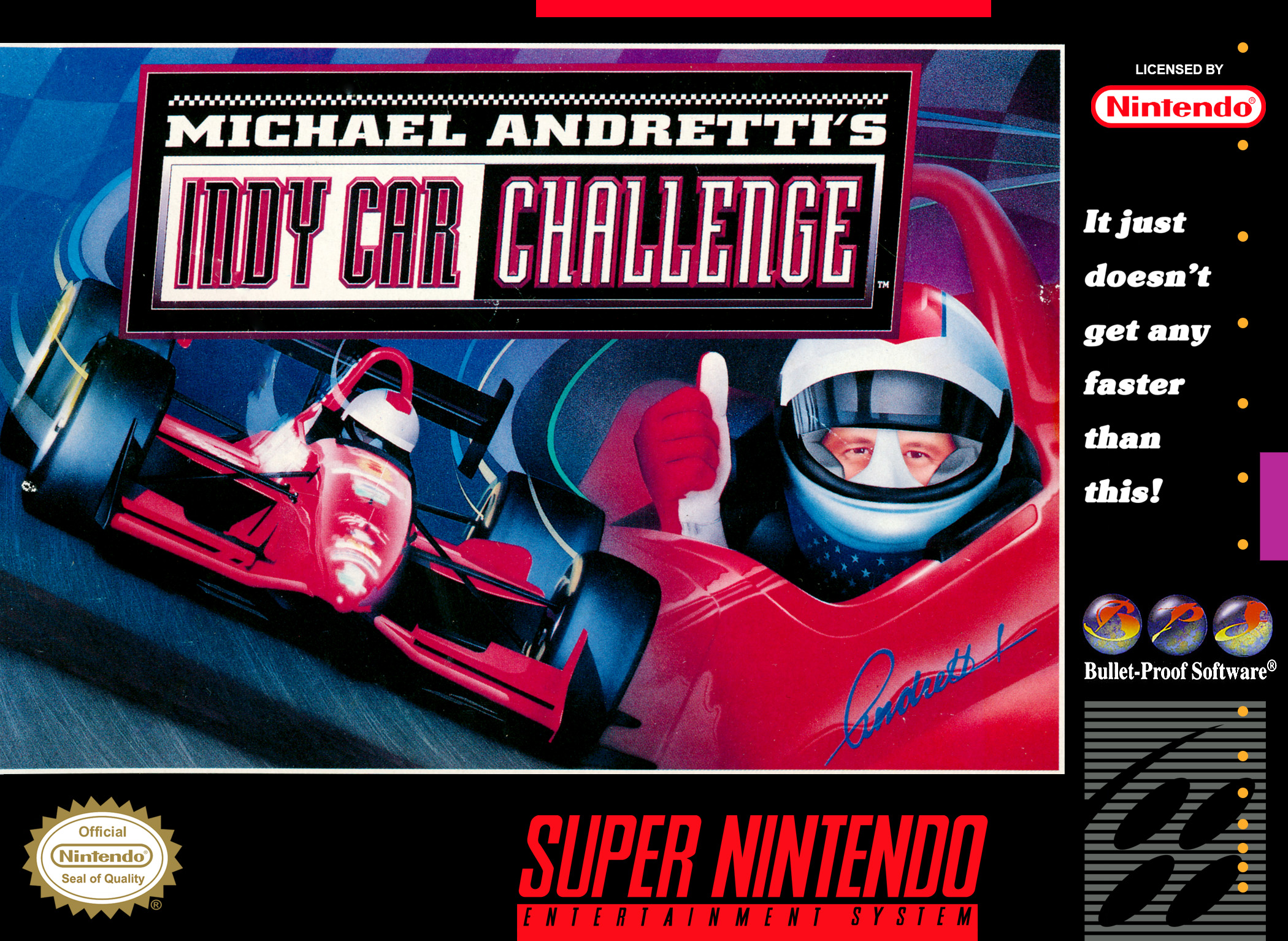 Jaquette de Michael Andretti's Indy Car Challenge