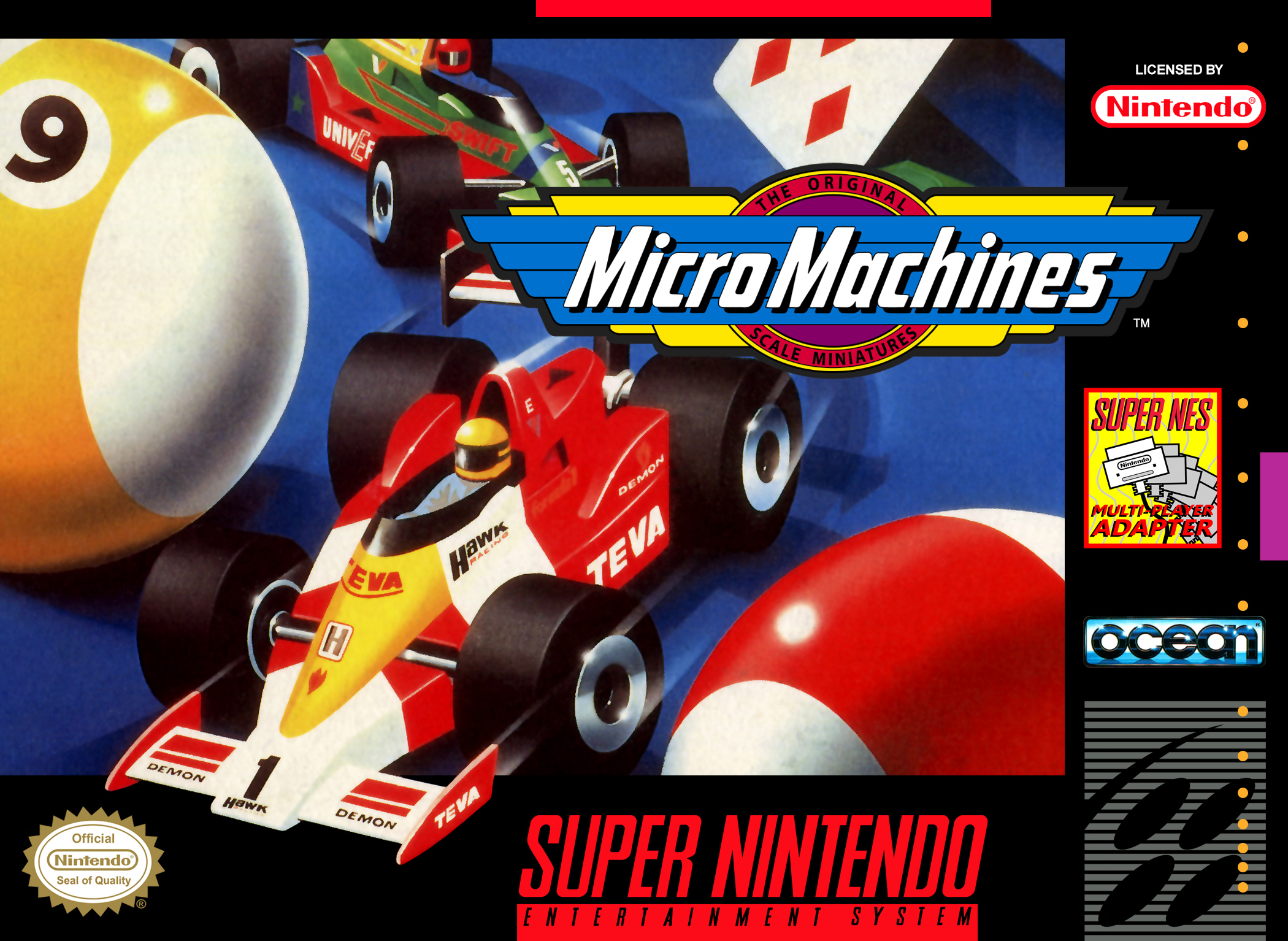 Jaquette de Micro Machines