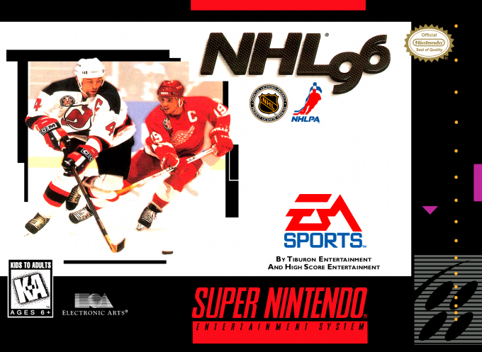 Jaquette de NHL 96